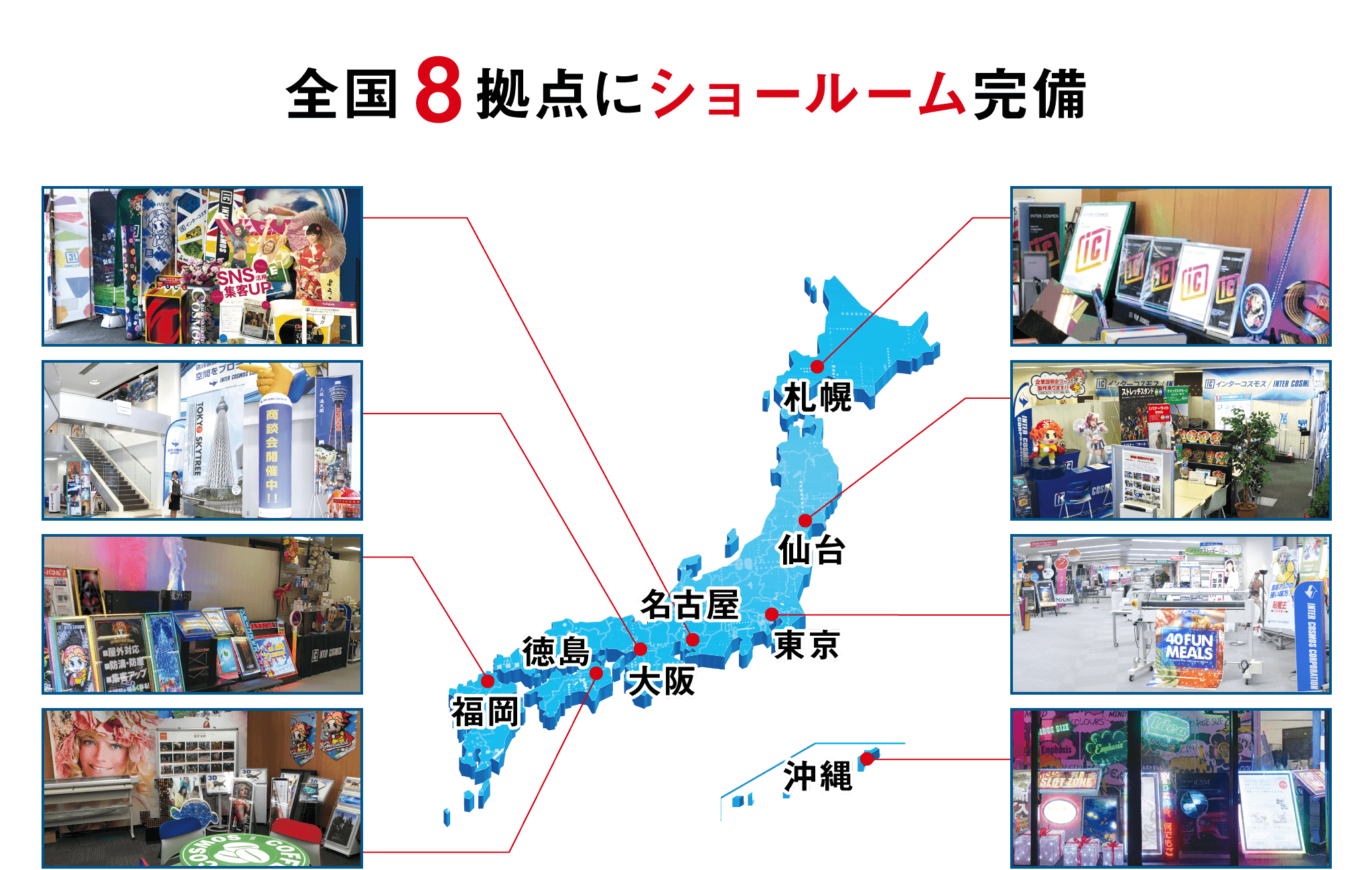 日本地図と8拠点の図（PC用）