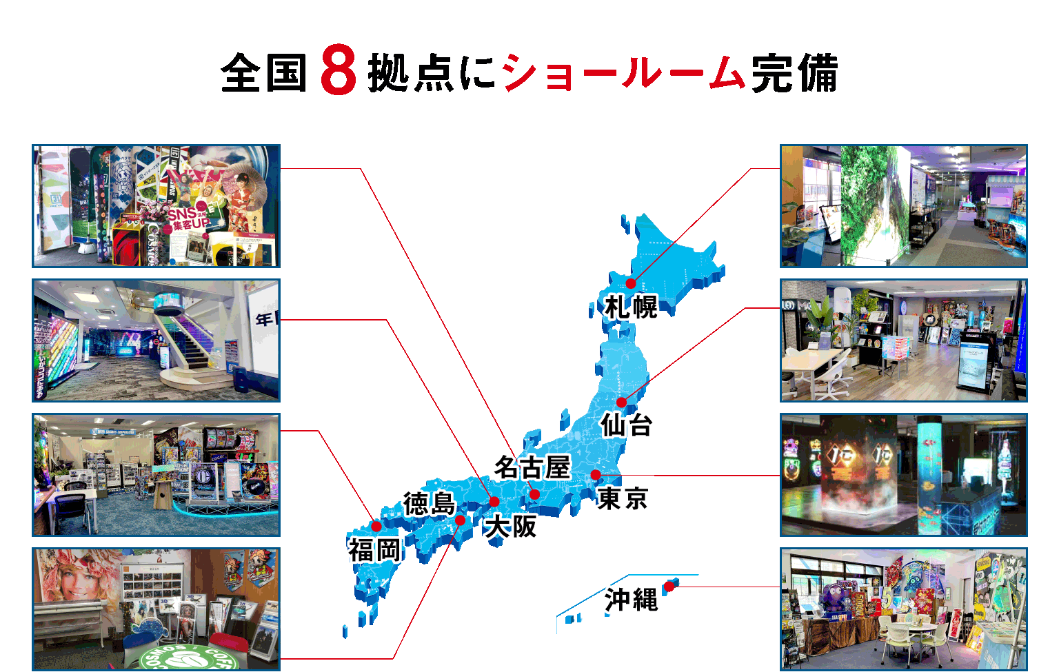 日本地図と8拠点の図（PC用）