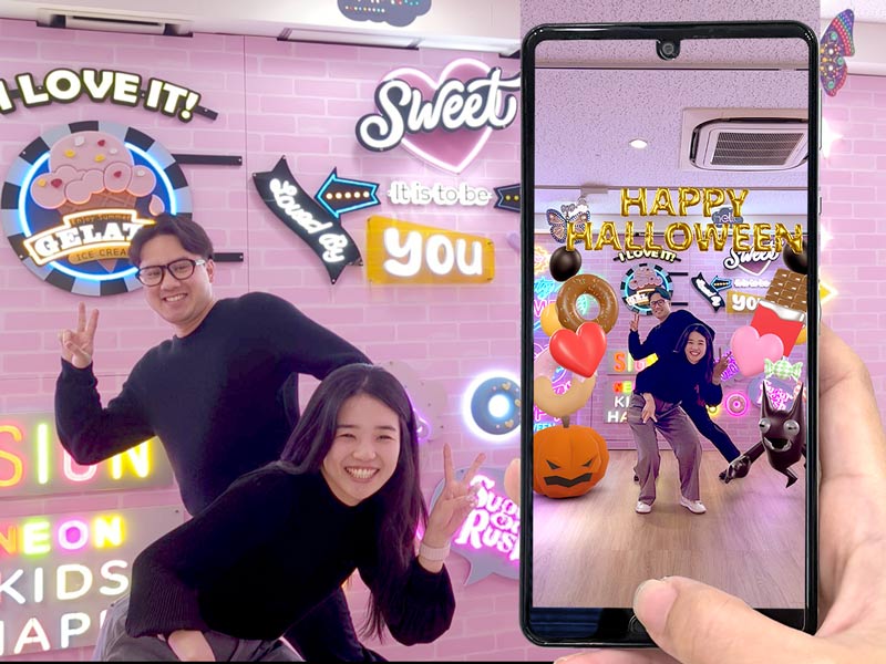 3DフレームでAR撮影