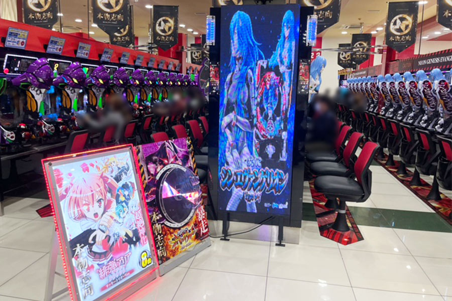特注3WAYビジョンパチンコ店設置