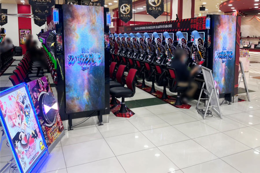 特注3WAYビジョンパチンコ店設置
