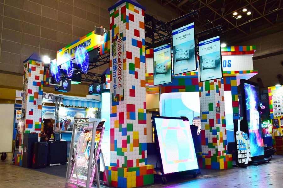展示会『販促EXPO』内インターコスモスブース全体