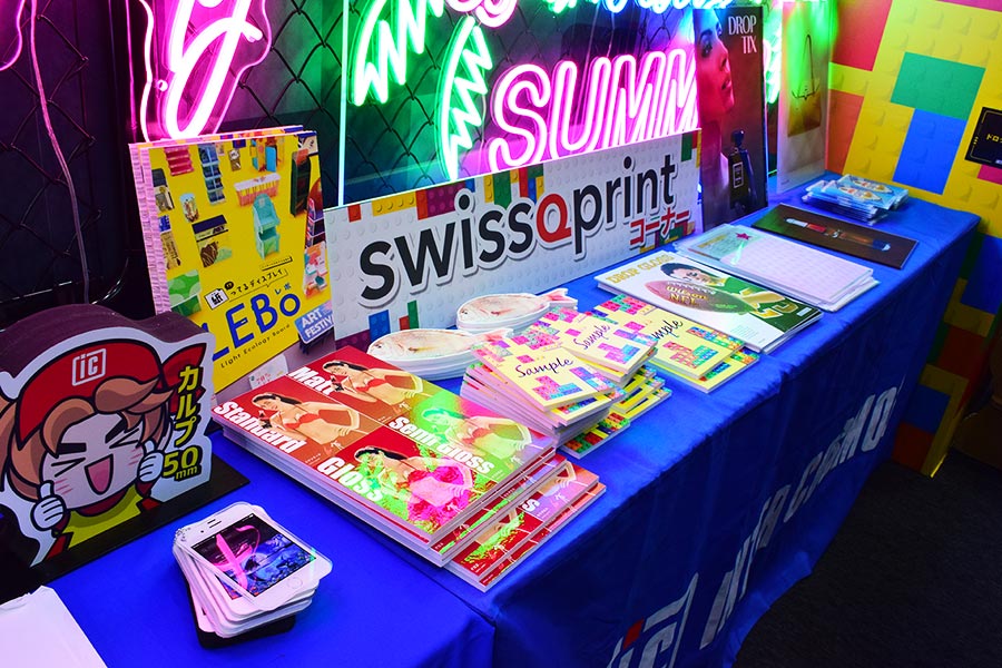 凸凹も表現可能なswissQprint特殊印刷
