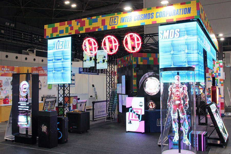 販促EXPO-大阪-でのインターコスモスブース装飾