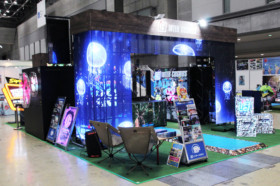 レジャー&サービス産業展2024でのインターコスモスブース装飾