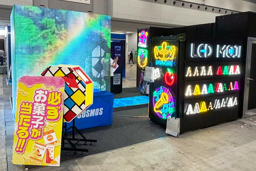第9回テーマパークEXPOのインターコスモスブース装飾