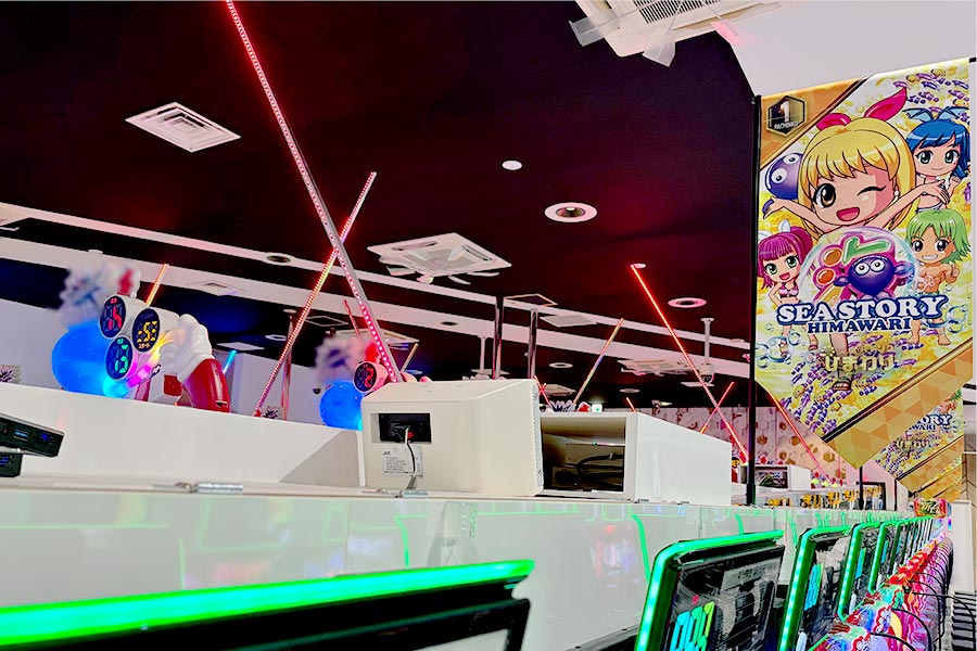 存在感のあるLEDレーザービーム