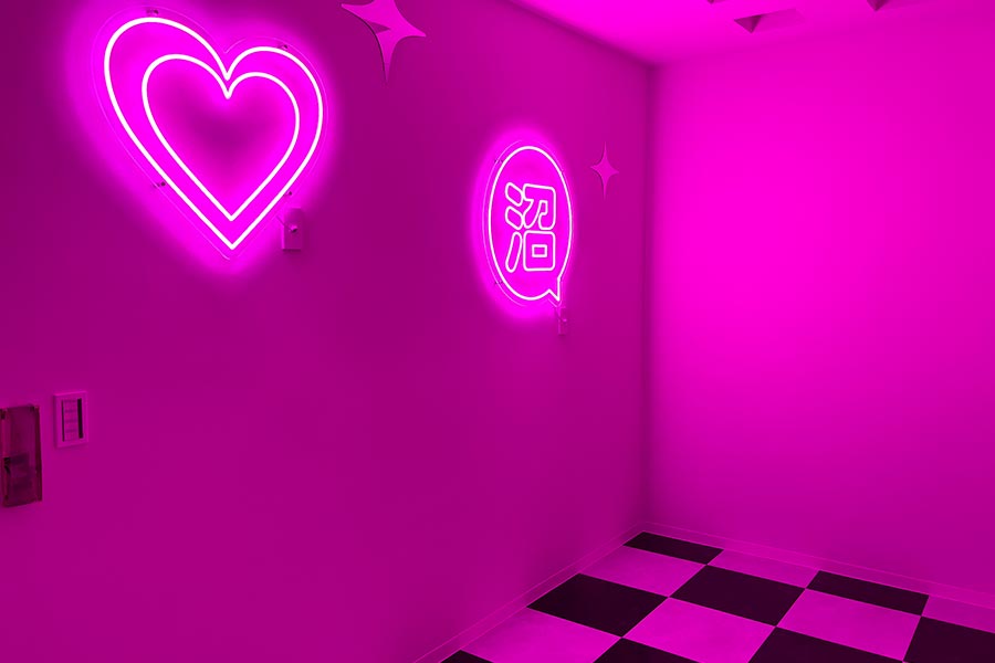 高輝度でカラフルな推しLEDネオン