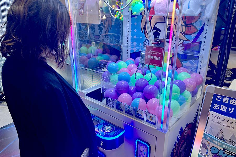 新商品のオリジナルクレーンゲーム