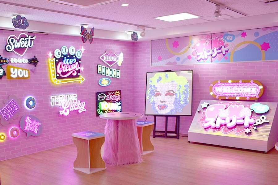 リニューアルした2Fの【FUWAFUWAストリート】