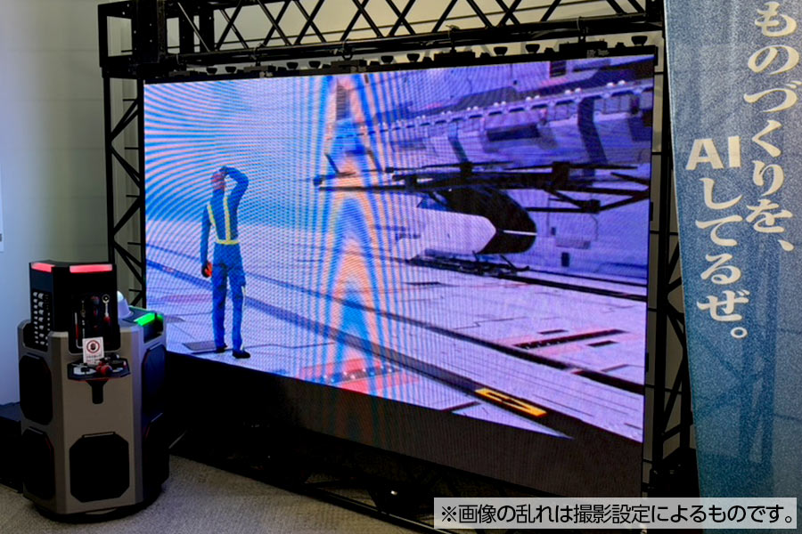 高輝度・高発色のLEDビジョンはブース展示に最適