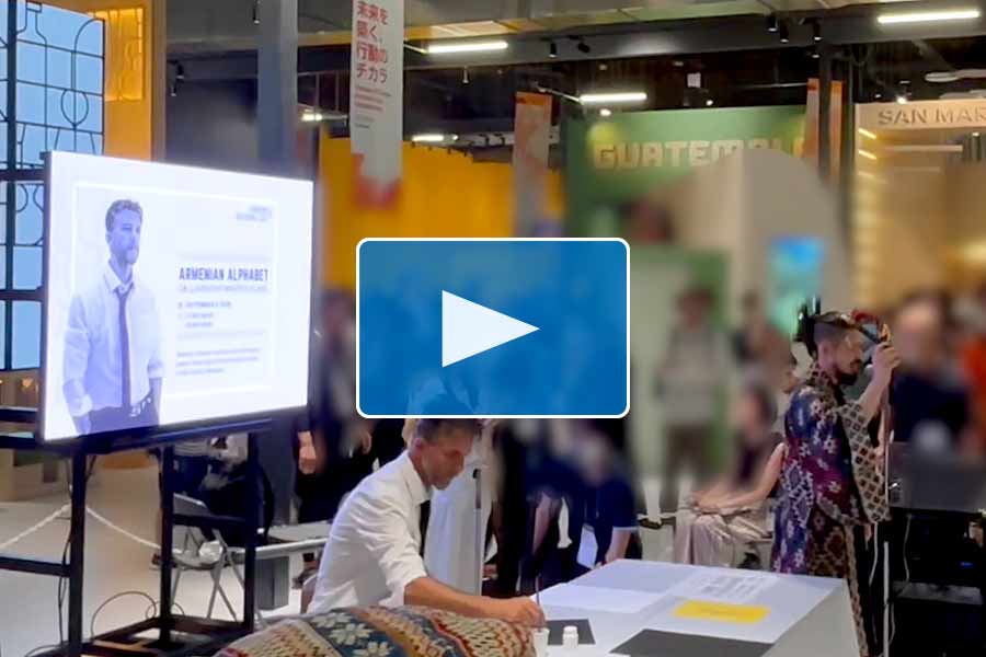 1_関西万博アルメニアパビリオン様LEDビジョン制作事例動画サムネイル