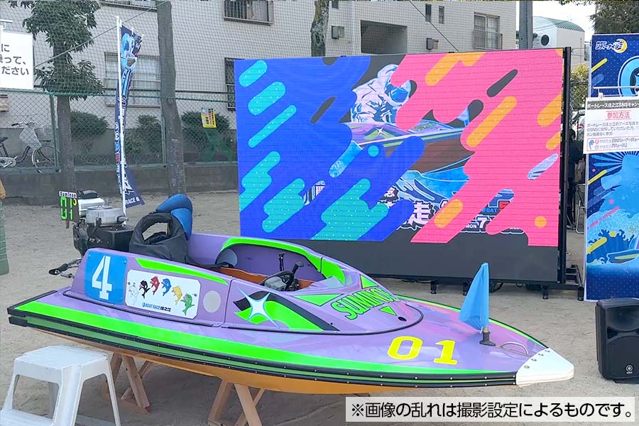 レンタルなのでイベントに最適な屋外用LEDビジョン