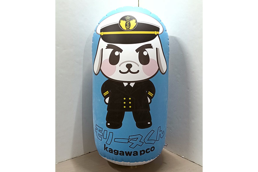 モリーヌくん両面エアバルーン海上自衛隊バージョン