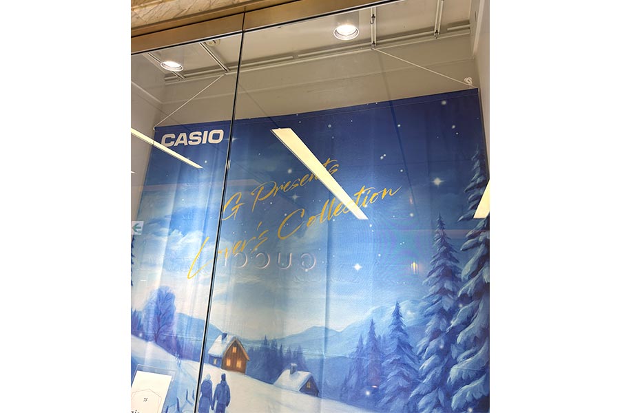 設置も手軽にできるタペストリー