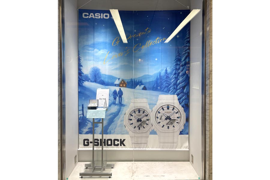 見栄えと作業性を両立したタペストリー装飾