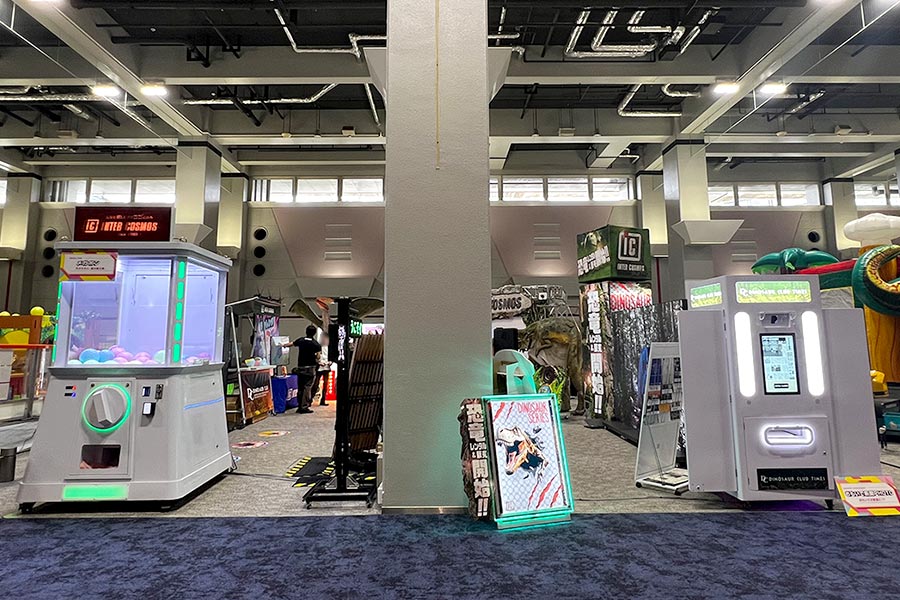 遊具ブースは恐竜とシステム系コンテンツが充実