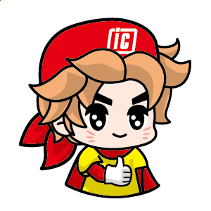 親指を立てるハリマくん