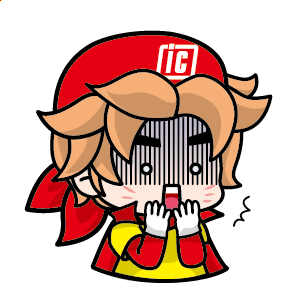 びっくりするハリマくん