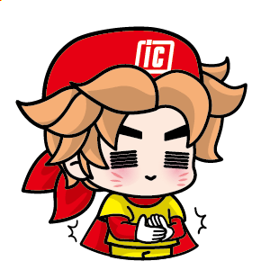 拍手をするハリマくん