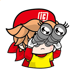 注目しているハリマくん