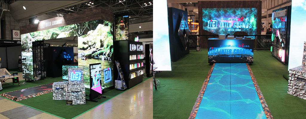 レジャー&サービス産業展2024インターコスモス展示会ブース