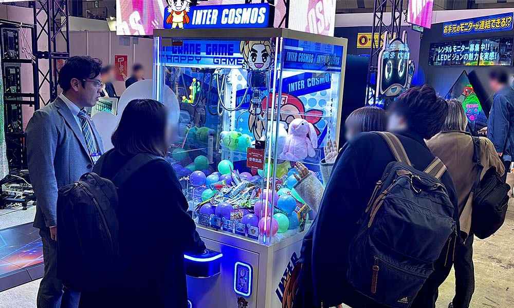 オリジナルクレーンゲームを初出展