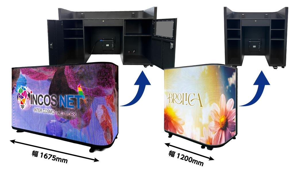 カウンタービジョンの2種のサイズと裏面