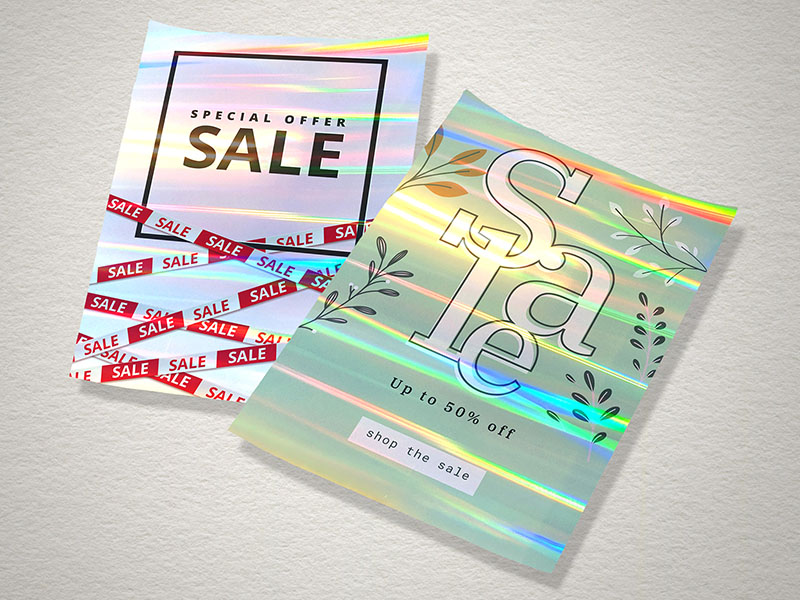 水性オーロラメディア印刷イメージ