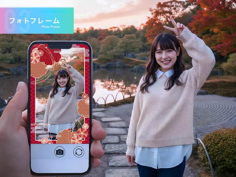インコスAR+のフォトフレーム