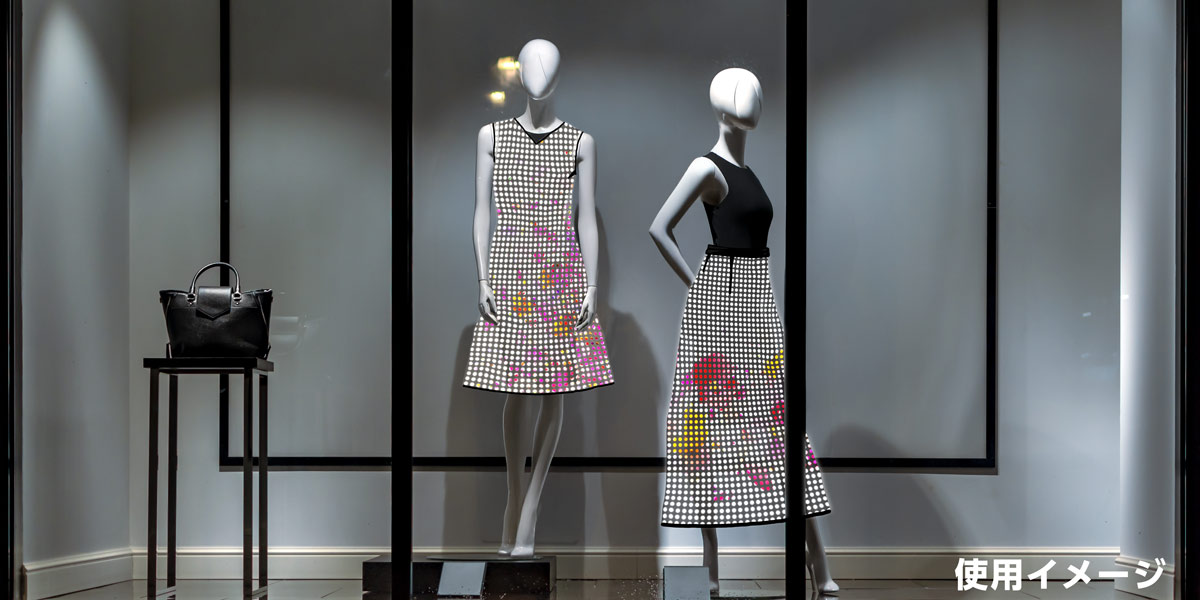 マネキンにフラッグビジョンを着用したイメージ